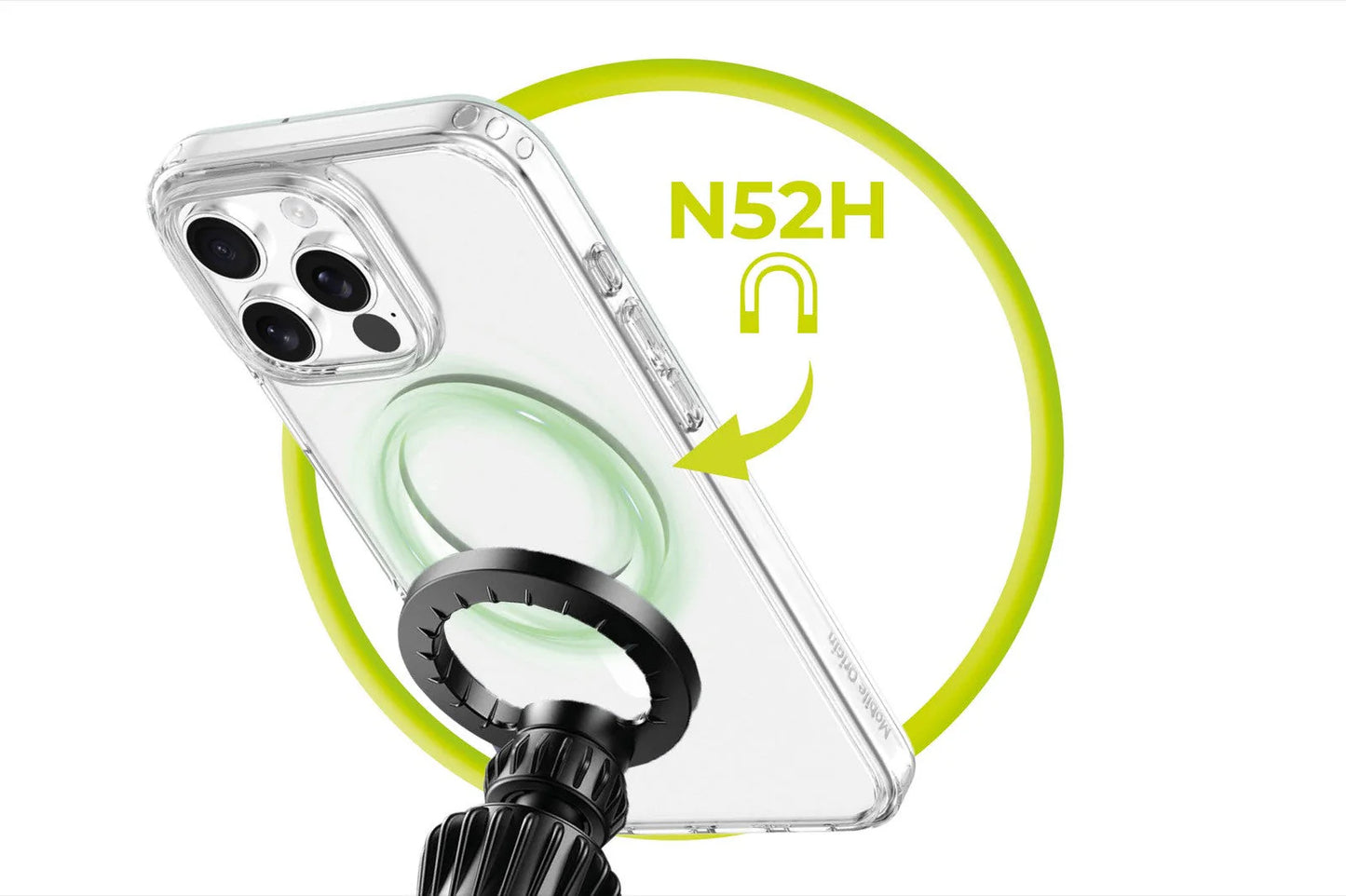 MagSafe kryt iPhone 16 Pro Mobile Origin Easy Hybrid - průhledný
