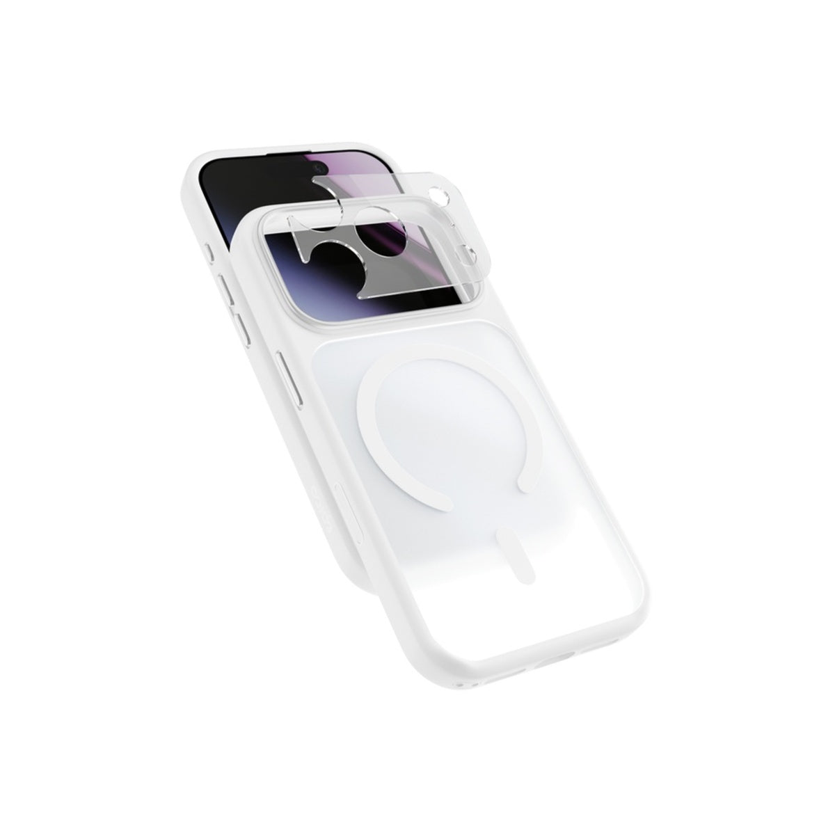 Kryt pro iPhone 17 Pro/18 Pro Epico HeroMatte Pro Mag+ Case - bílý
