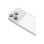 Ochrana objektivu na iPhone 18 Pro Epico Aluminium AntiReflective Lens & Island Protector - stříbrná
