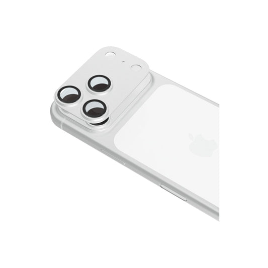 Ochrana objektivu na iPhone 18 Pro Epico Aluminium AntiReflective Lens & Island Protector - stříbrná