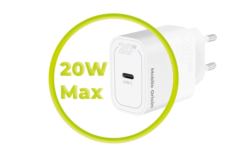 20W adaptér Mobile Origin PD20W Wall Charger MO11 USB-C