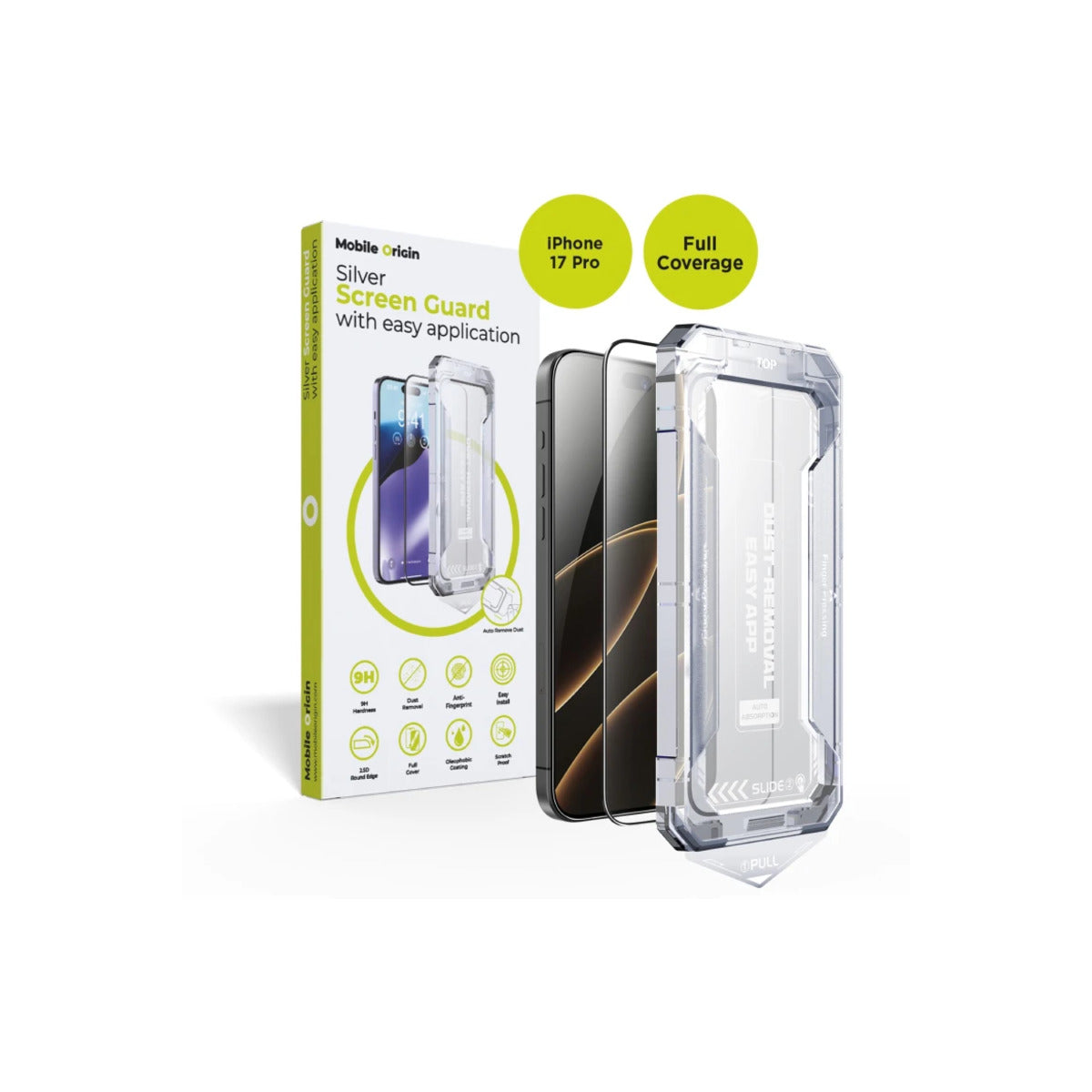 Ochranné sklo pro iPhone 17 Pro Mobile Origin Screen Guard s aplikátorem - bonami.click