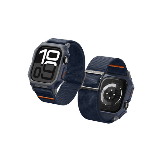 Řemínek pro Apple Watch 46mm Spigen Lite Fit Pro - tmavě modrý - bonami.click