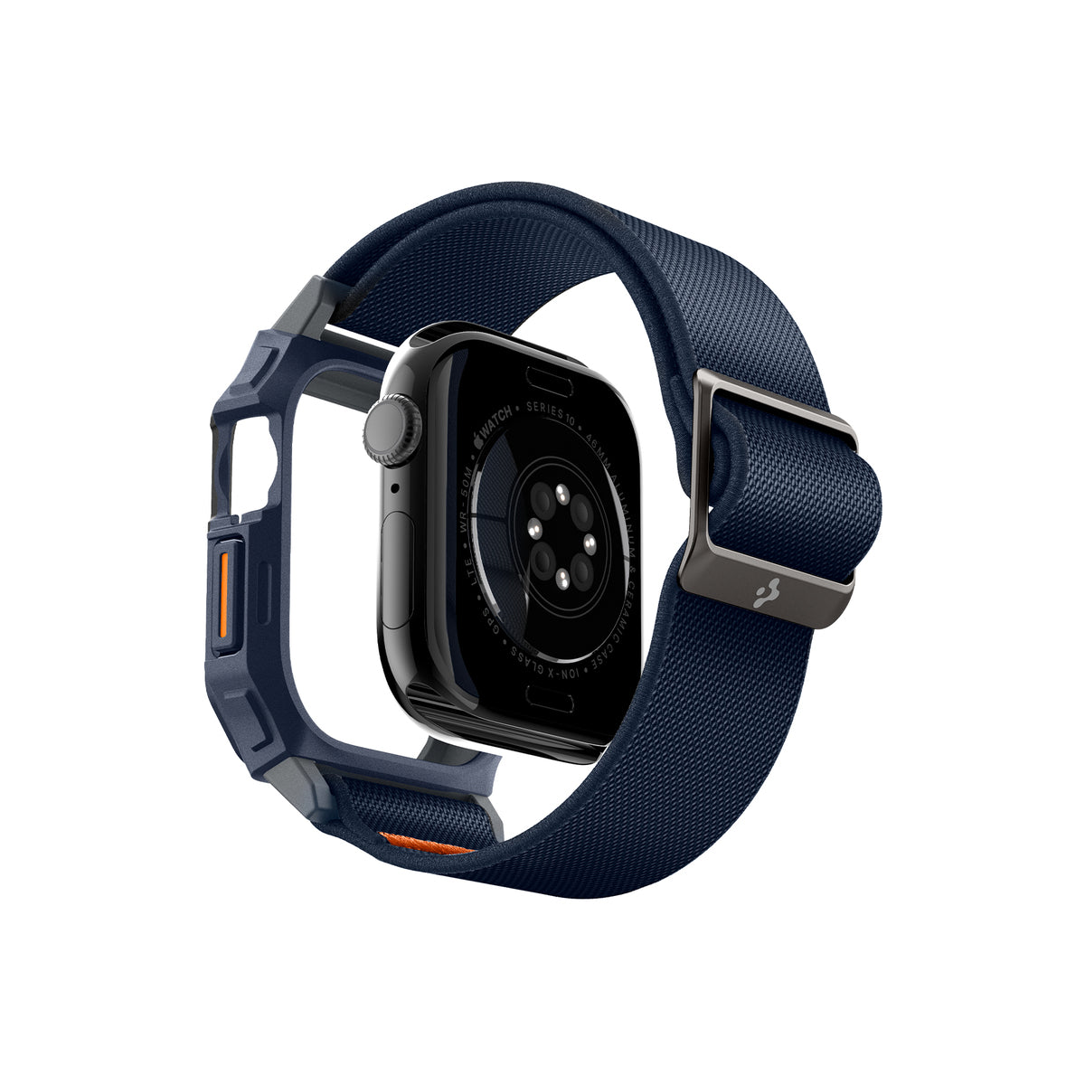 Řemínek pro Apple Watch 46mm Spigen Lite Fit Pro - tmavě modrý - bonami.click