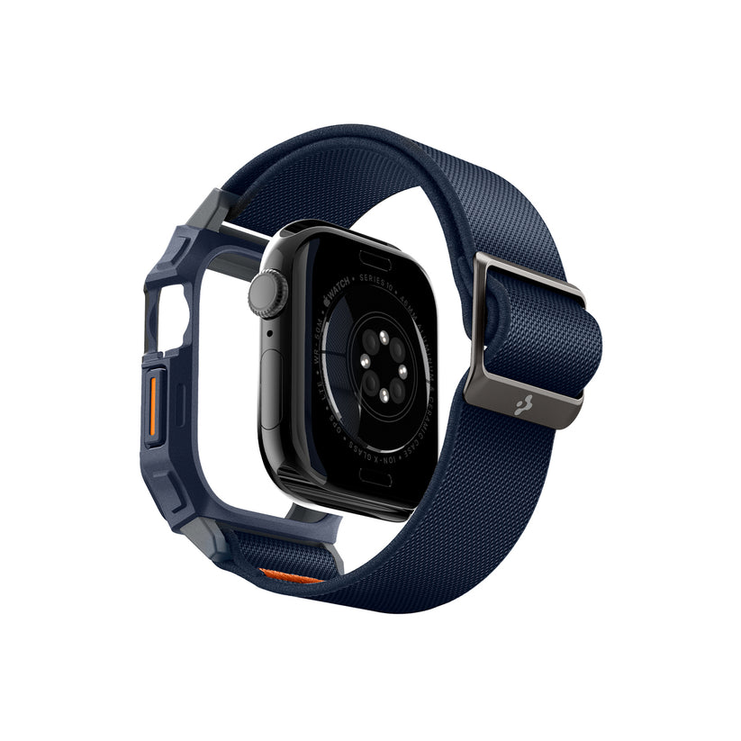 Řemínek pro Apple Watch 46mm Spigen Lite Fit Pro - tmavě modrý - bonami.click
