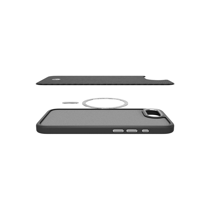 MagSafe kryt pro iPhone 16e Spigen Enzo Aramid - matně černý - bonami.click