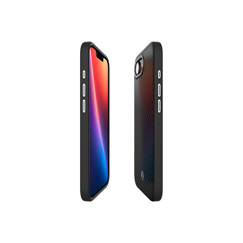 MagSafe kryt pro iPhone 16e Spigen Enzo Aramid - matně černý - bonami.click