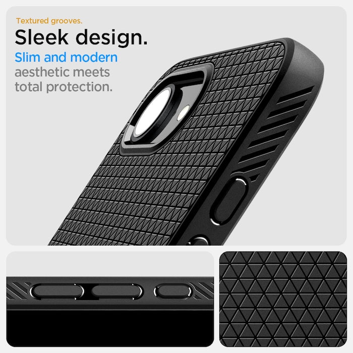 Kryt pro iPhone 16e Spigen Liquid Air - matně černý - bonami.click