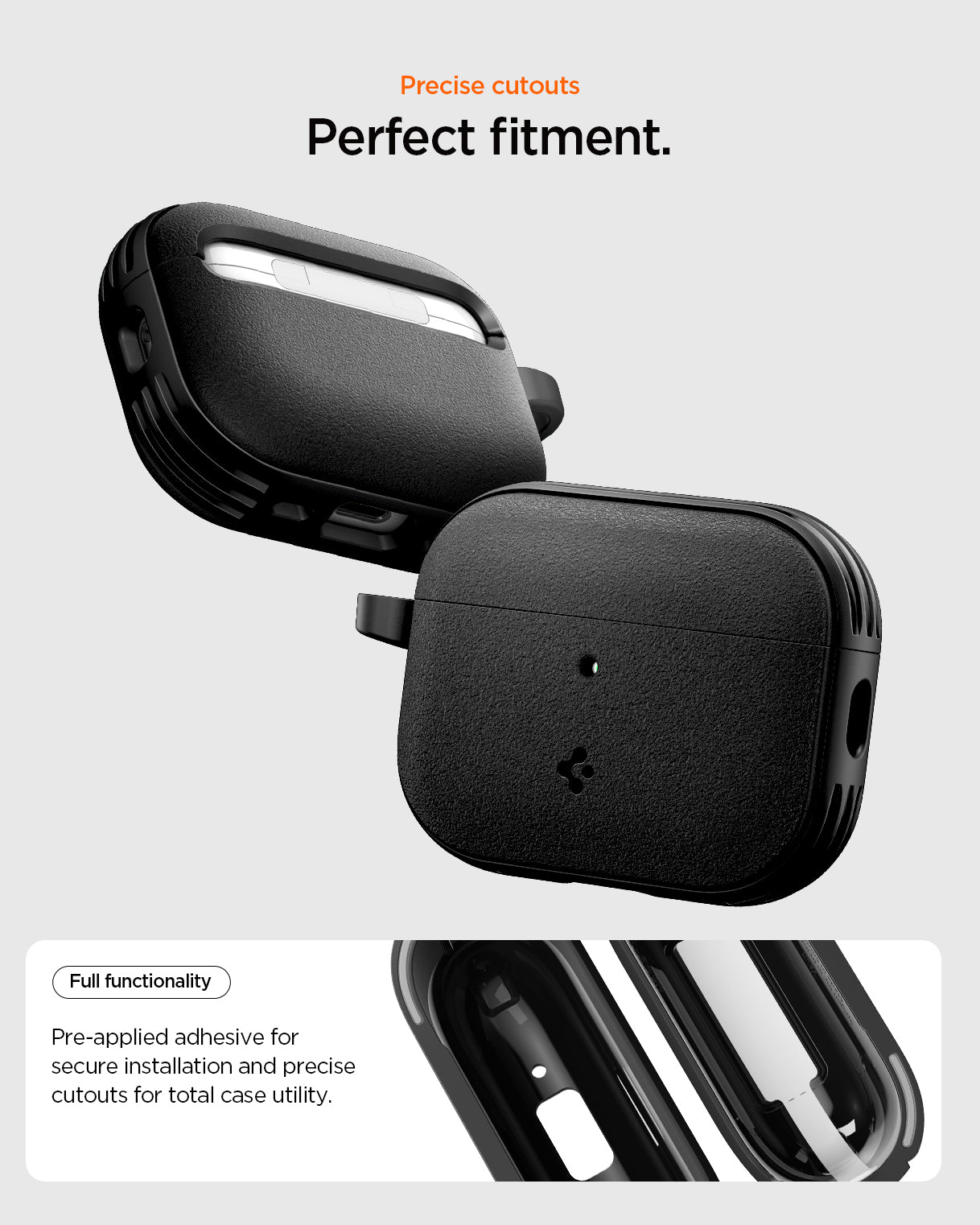 Pouzdro pro AirPods Pro 3 Spigen Vault - černé