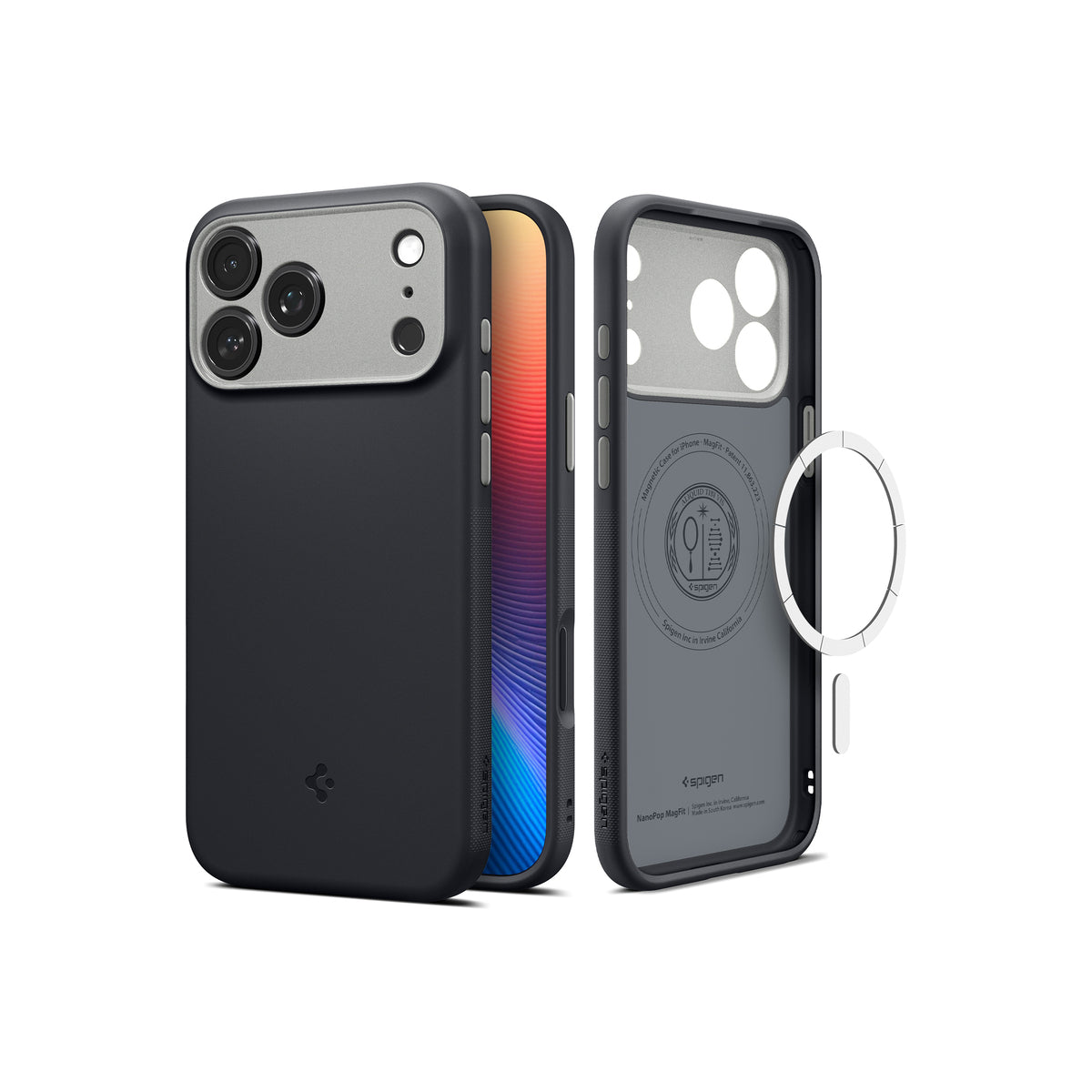 Kryt pro iPhone 17 Pro Max Spigen Nano Pop MagSafe - černý sezam - bonami.click