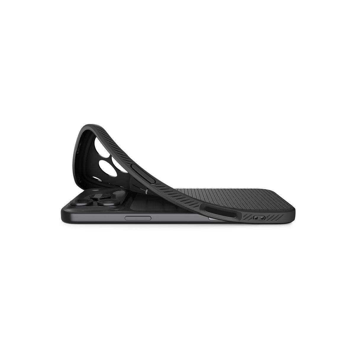 Kryt pro iPhone 17 Pro Max Spigen Liquid Air - matně černý - bonami.click