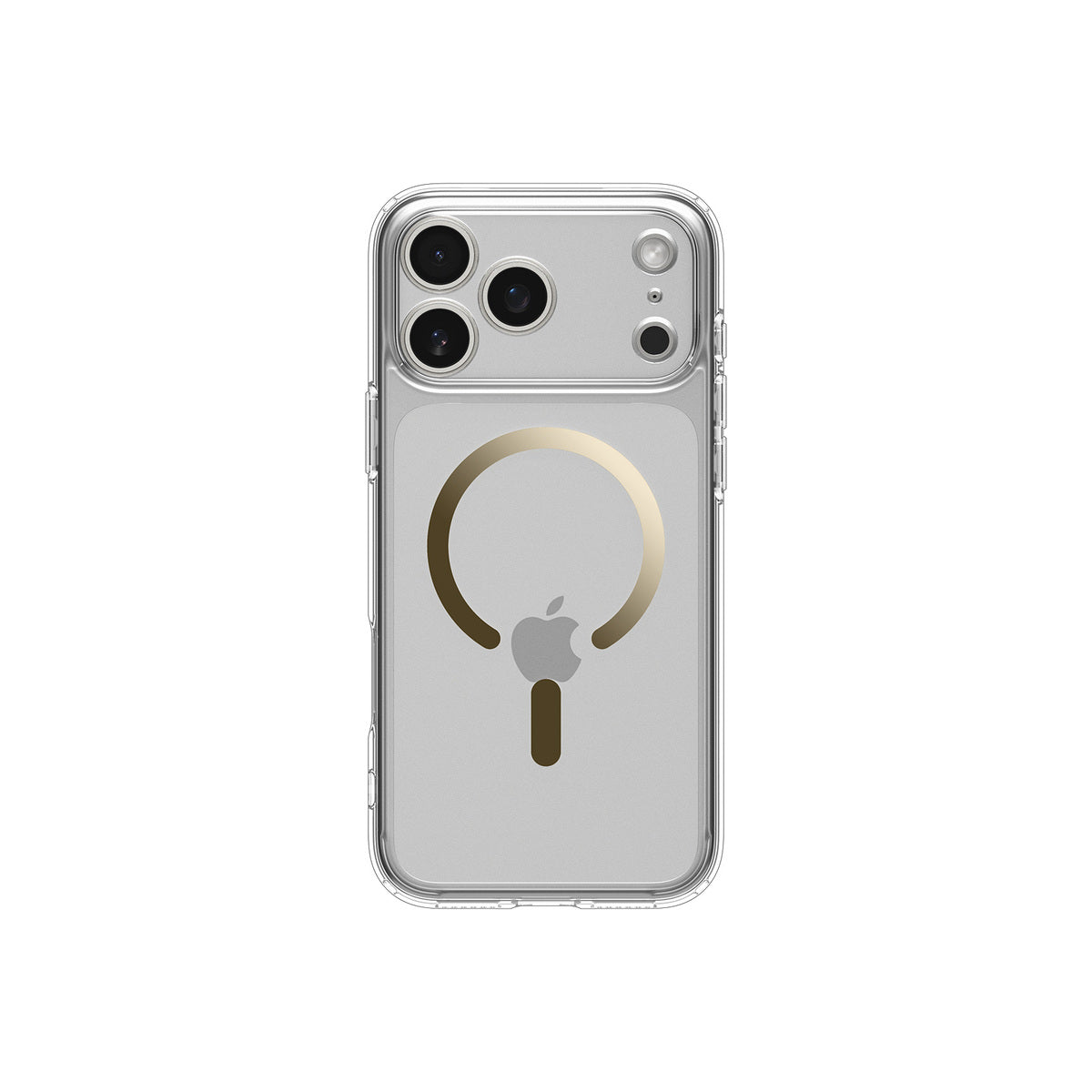 Kryt pro iPhone 17 Pro Max Spigen Ultra Hybrid MagSafe - průhledně zlatý - bonami.click