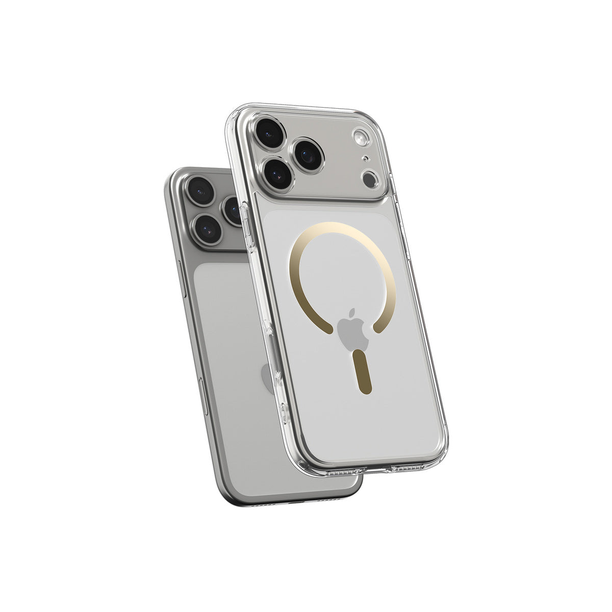 Kryt pro iPhone 17 Pro Max Spigen Ultra Hybrid MagSafe - průhledně zlatý - bonami.click