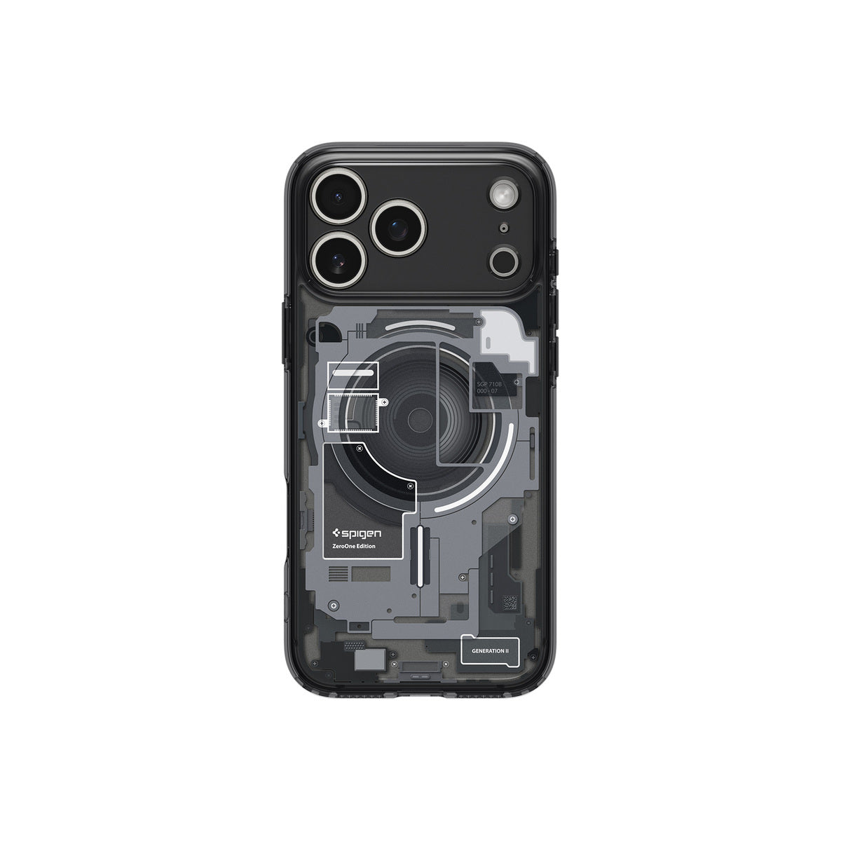 Kryt pro iPhone 17 Pro Max Spigen Ultra Hybrid MagSafe - zero one black - bonami.click