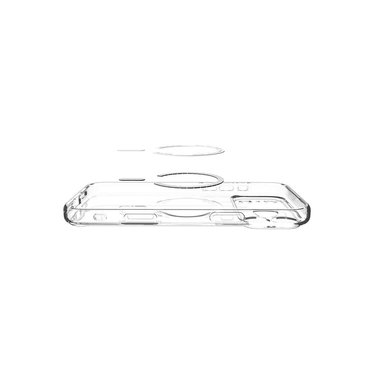 Kryt pro iPhone 17 Pro Spigen Ultra Hybrid MagSafe - průhledně grafitový - bonami.click