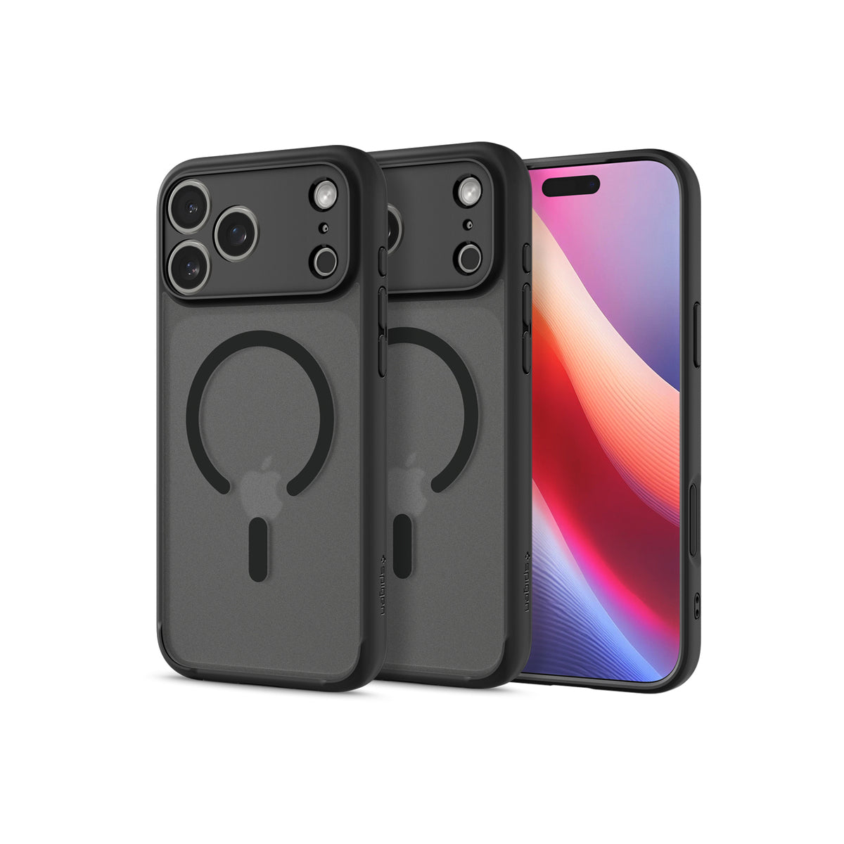 Kryt pro iPhone 17 Pro Spigen Ultra Hybrid MagSafe - černý mráz - bonami.click
