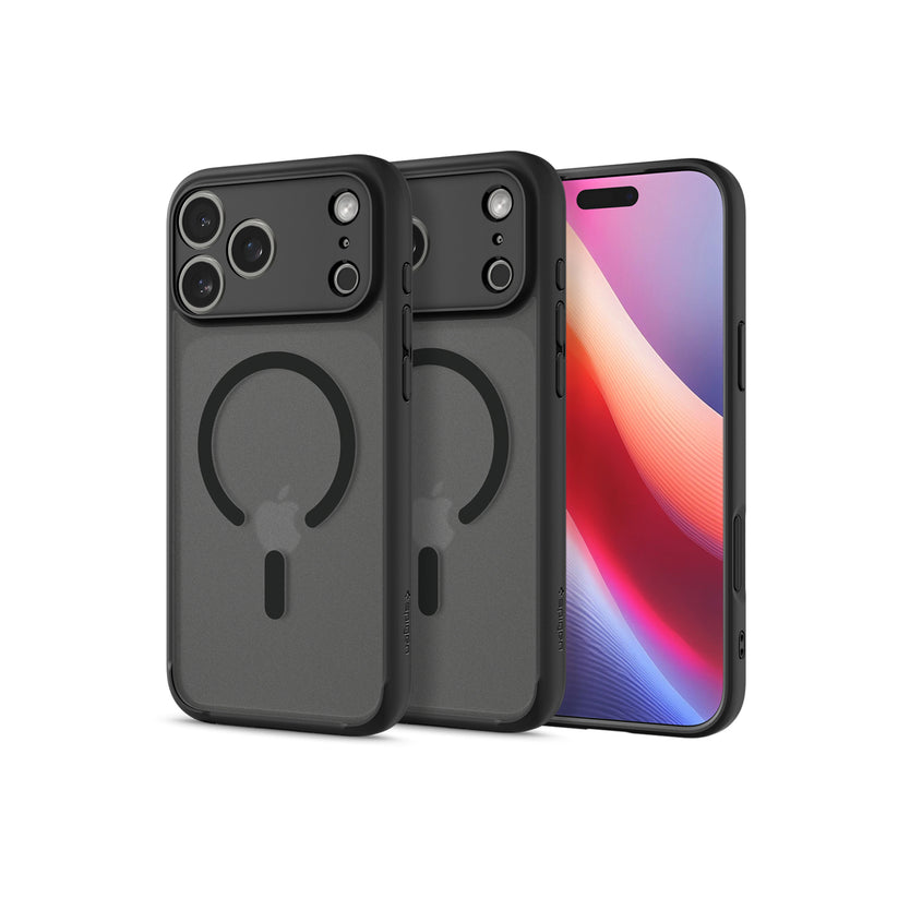 Kryt pro iPhone 17 Pro Spigen Ultra Hybrid MagSafe - černý mráz - bonami.click
