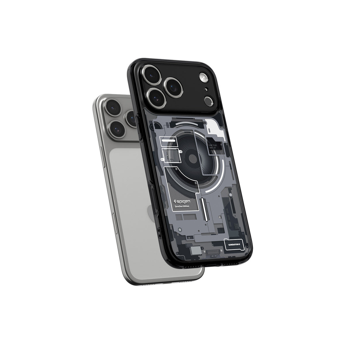 Kryt pro iPhone 17 Pro Spigen Ultra Hybrid MagSafe - zero one black - bonami.click