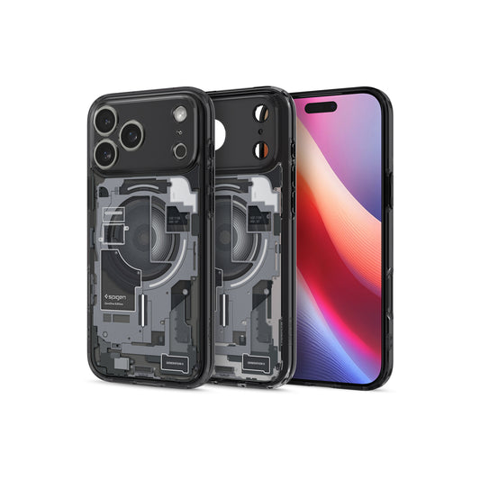 Kryt pro iPhone 17 Pro Spigen Ultra Hybrid MagSafe - zero one black - bonami.click