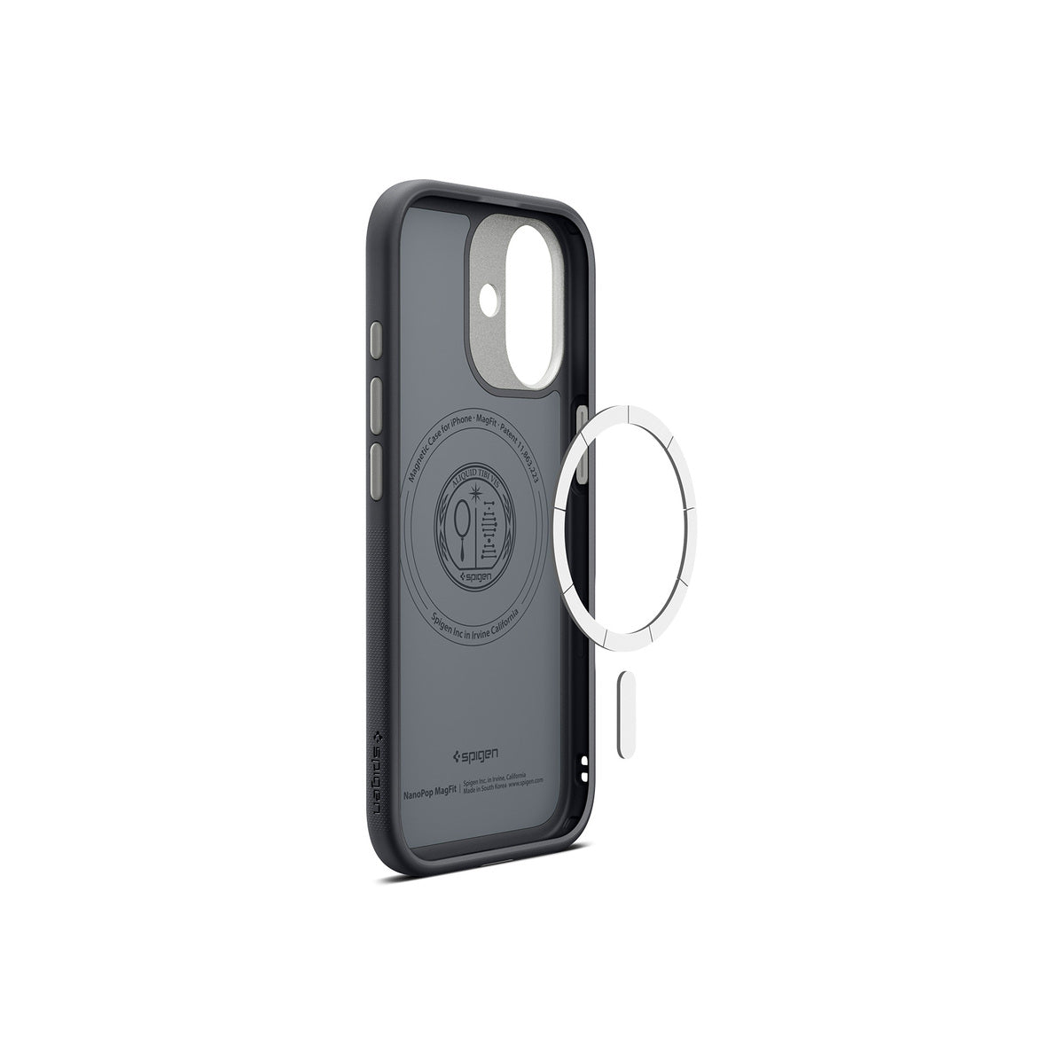 Kryt pro iPhone 17 Spigen Nano Pop MagSafe - černý sezam - bonami.click