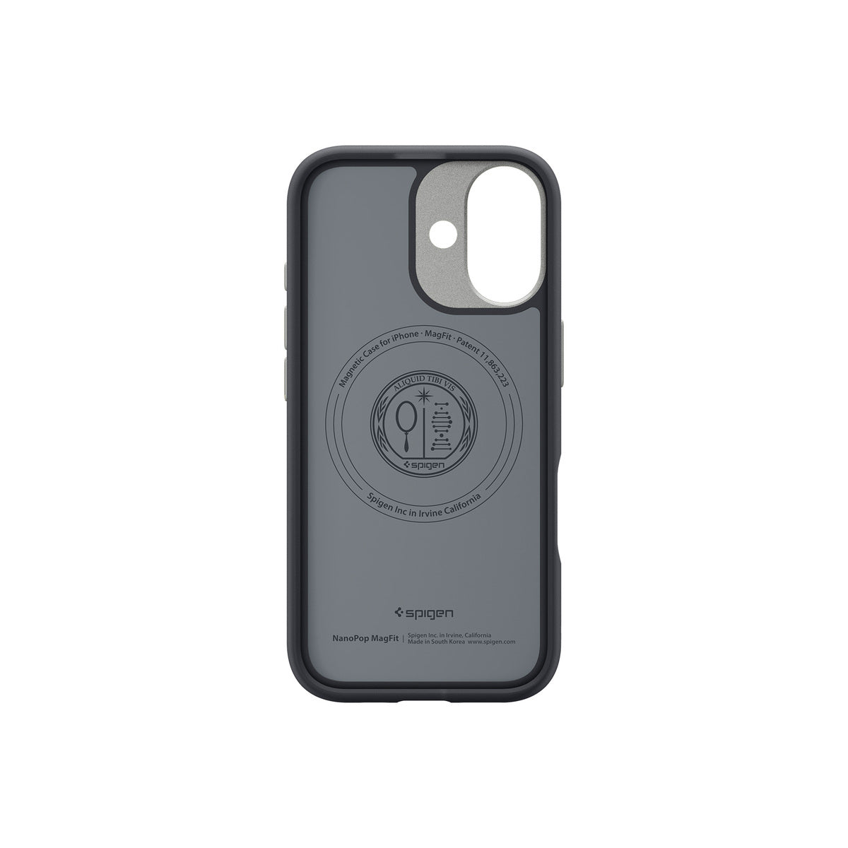 Kryt pro iPhone 17 Spigen Nano Pop MagSafe - černý sezam - bonami.click