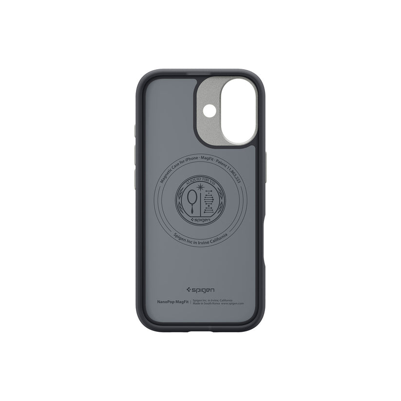 Kryt pro iPhone 17 Spigen Nano Pop MagSafe - černý sezam - bonami.click