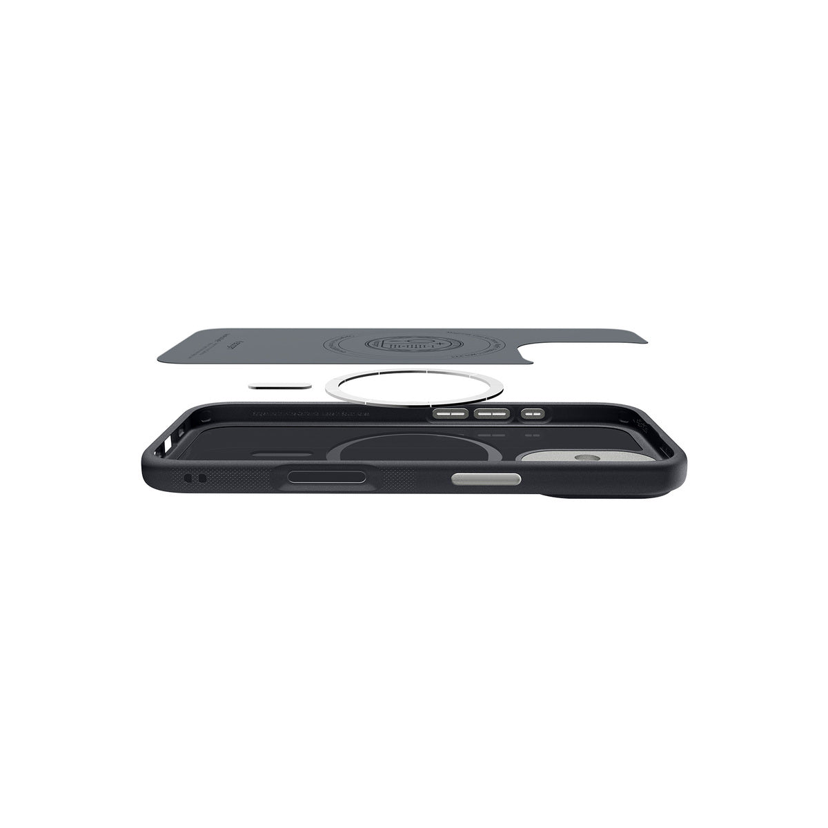 Kryt pro iPhone 17 Spigen Nano Pop MagSafe - černý sezam - bonami.click