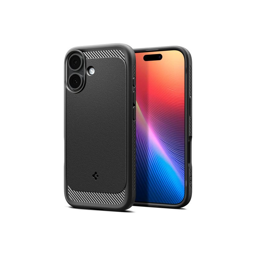 Kryt pro iPhone 17 Spigen Rugged Armor MagSafe - matně černý - bonami.click