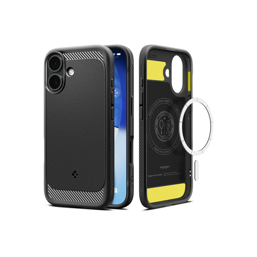 Kryt pro iPhone 17 Spigen Rugged Armor MagSafe - matně černý - bonami.click