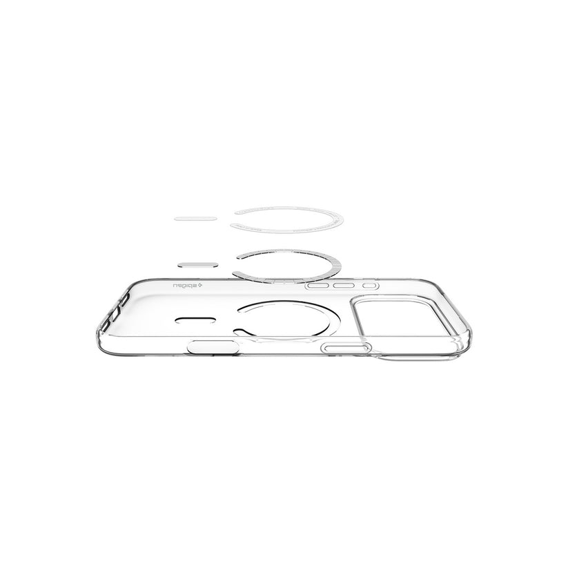 Kryt pro iPhone 17 Pro Max Spigen Liquid Crystal MagSafe - průhledně bílý - bonami.click