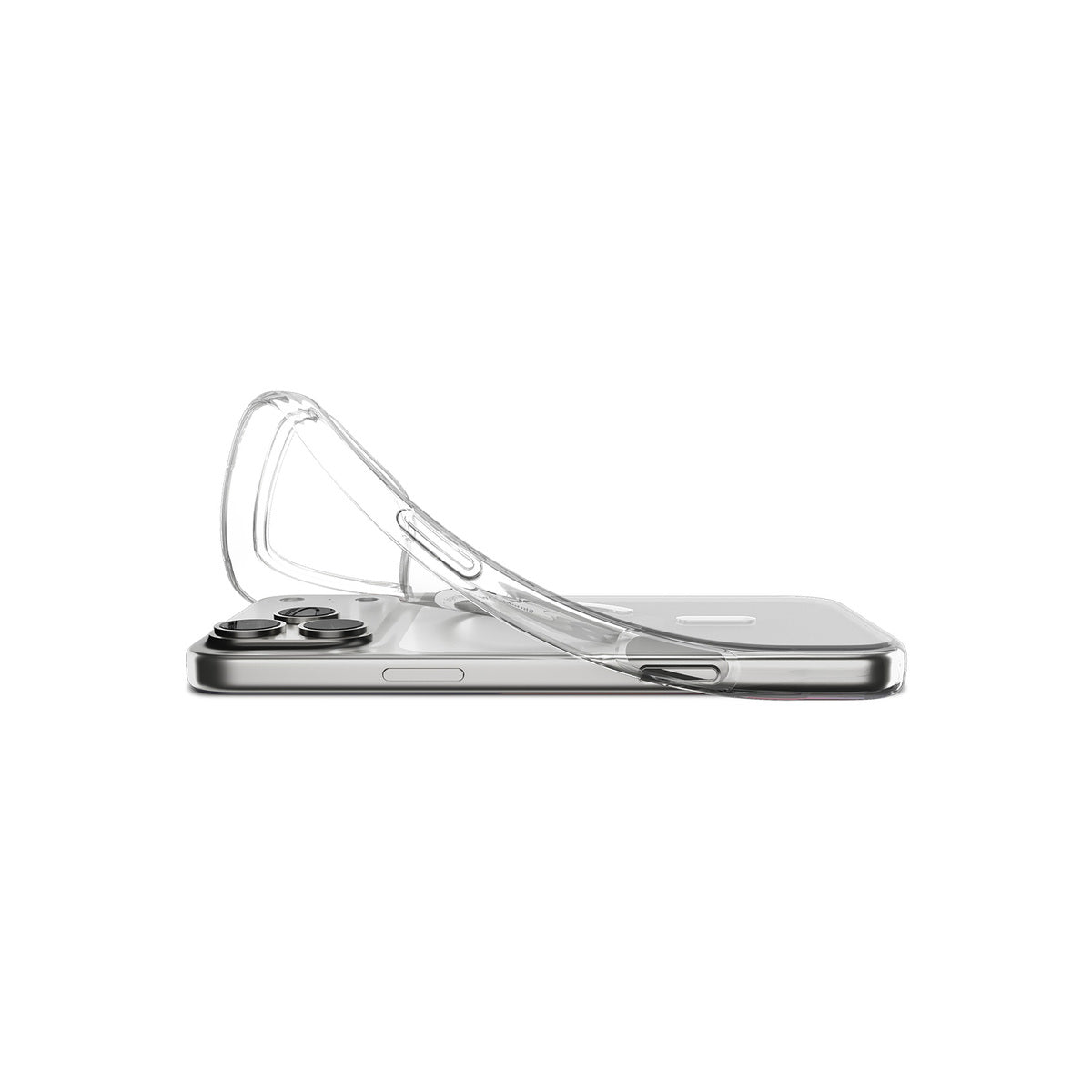 Kryt pro iPhone 17 Pro Spigen Liquid Crystal MagSafe - průhledně bílý - bonami.click