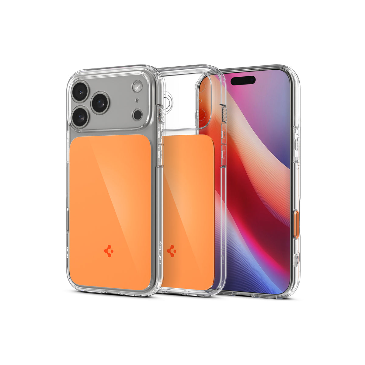 Kryt pro iPhone 17 Pro Spigen Ultra Hybrid T MagSafe - lesklý oranžový - bonami.click