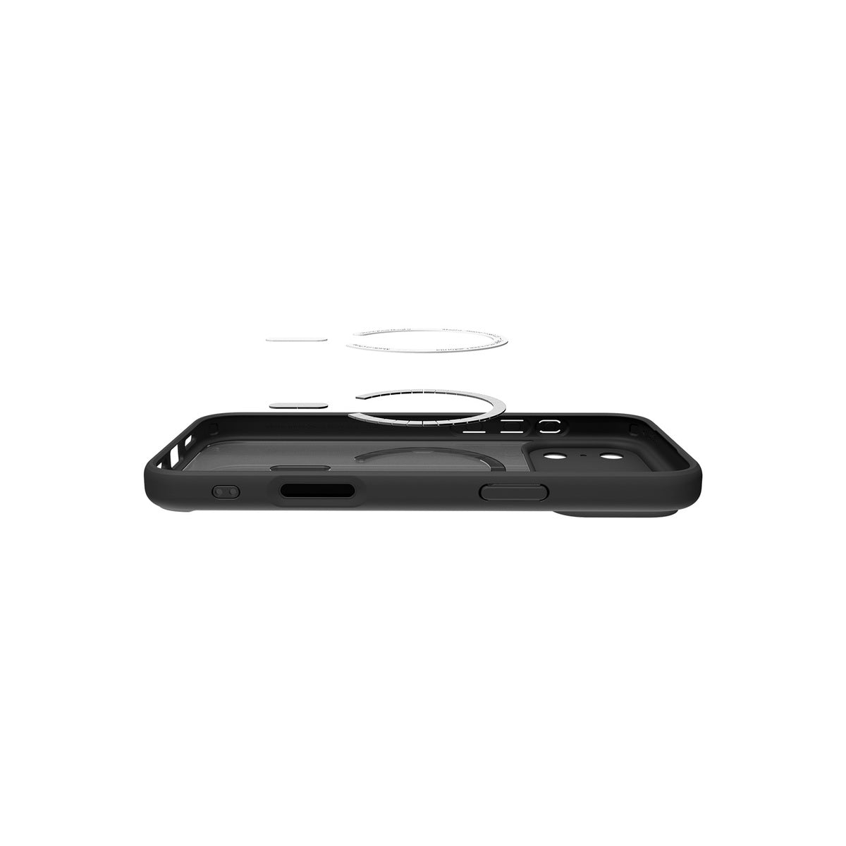 Kryt pro iPhone 17 Pro Max Spigen Ultra Hybrid MagSafe - černý mráz oranžový - bonami.click