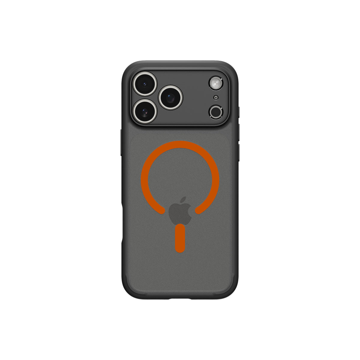 Kryt pro iPhone 17 Pro Spigen Ultra Hybrid MagSafe - černý mráz oranžový - bonami.click