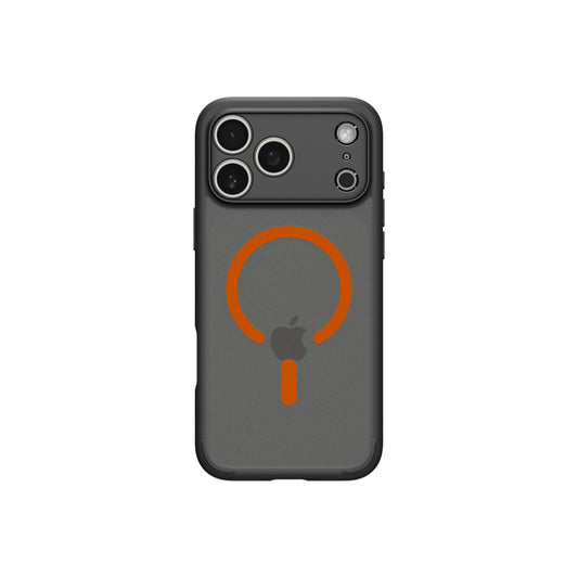 Kryt pro iPhone 17 Pro Spigen Ultra Hybrid MagSafe - černý mráz oranžový - bonami.click