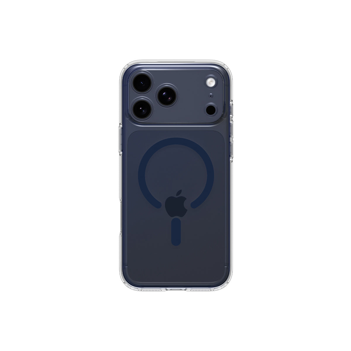 MagSafe kryt pro iPhone 17 Pro Max Spigen Ultra Hybrid - průhledný/modrý - bonami.click