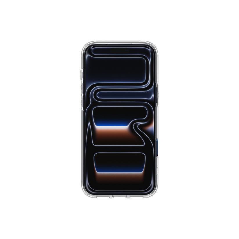 MagSafe kryt pro iPhone 17 Pro Max Spigen Ultra Hybrid - průhledný/modrý - bonami.click