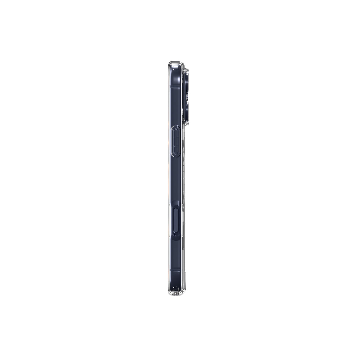 MagSafe kryt pro iPhone 17 Pro Max Spigen Ultra Hybrid - průhledný/modrý - bonami.click