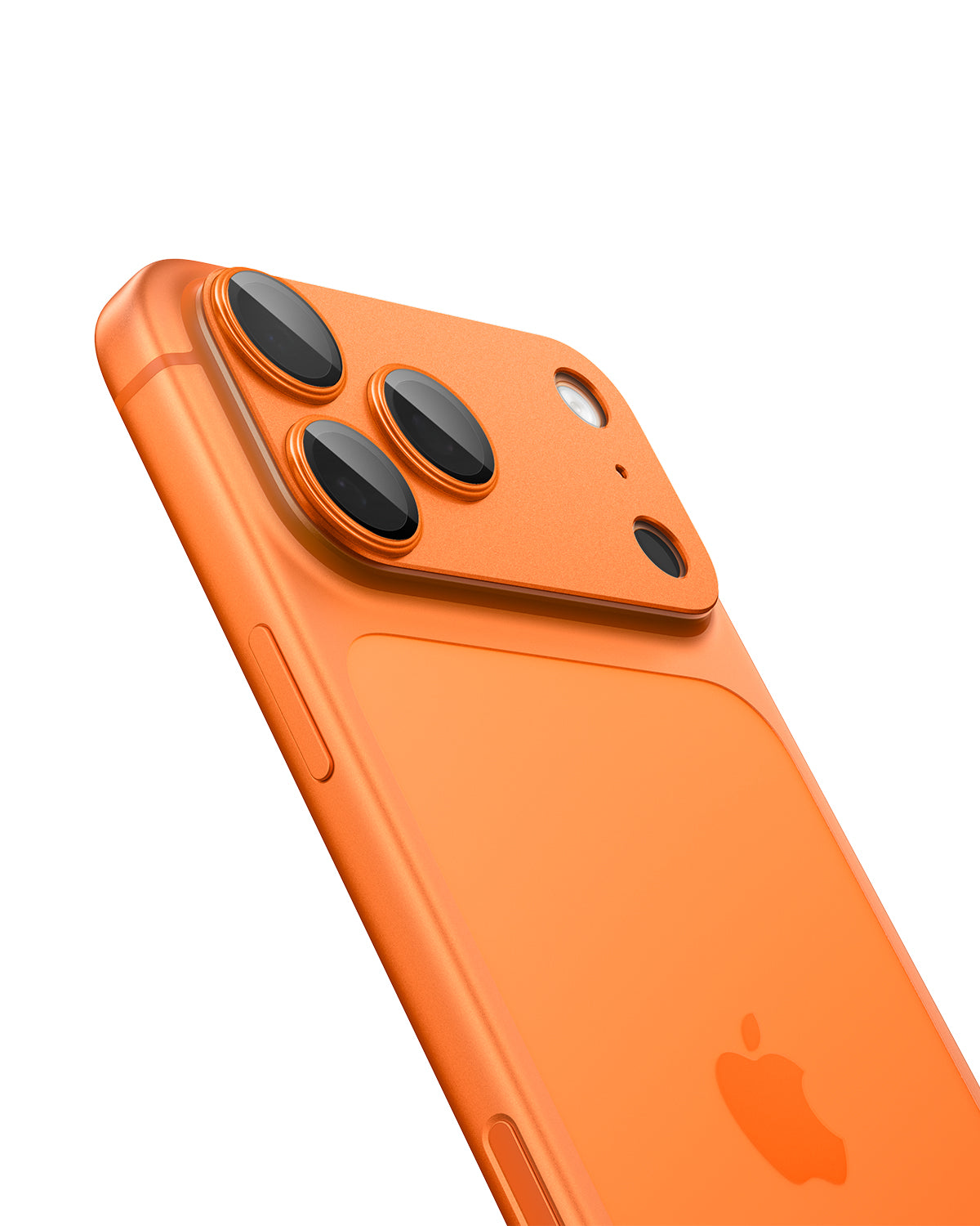 Sklo na fotoaparát pro iPhone 17 Pro Spigen Glass tR EZ Fit Optik Pro XL - oranžové