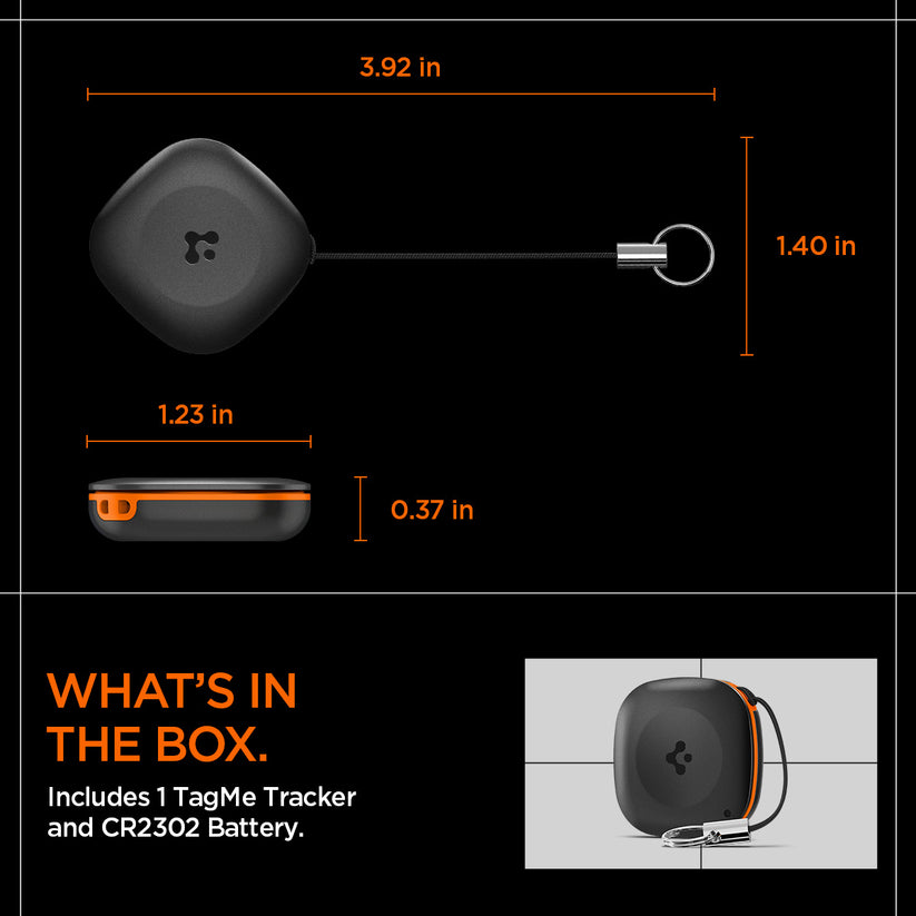 Bluetooth lokátor Spigen TagMe - černý - bonami.click