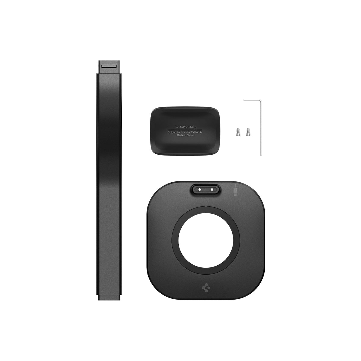 Stojánek pro AirPods Max Spigen MagSafe Charger Stand - černý - bonami.click