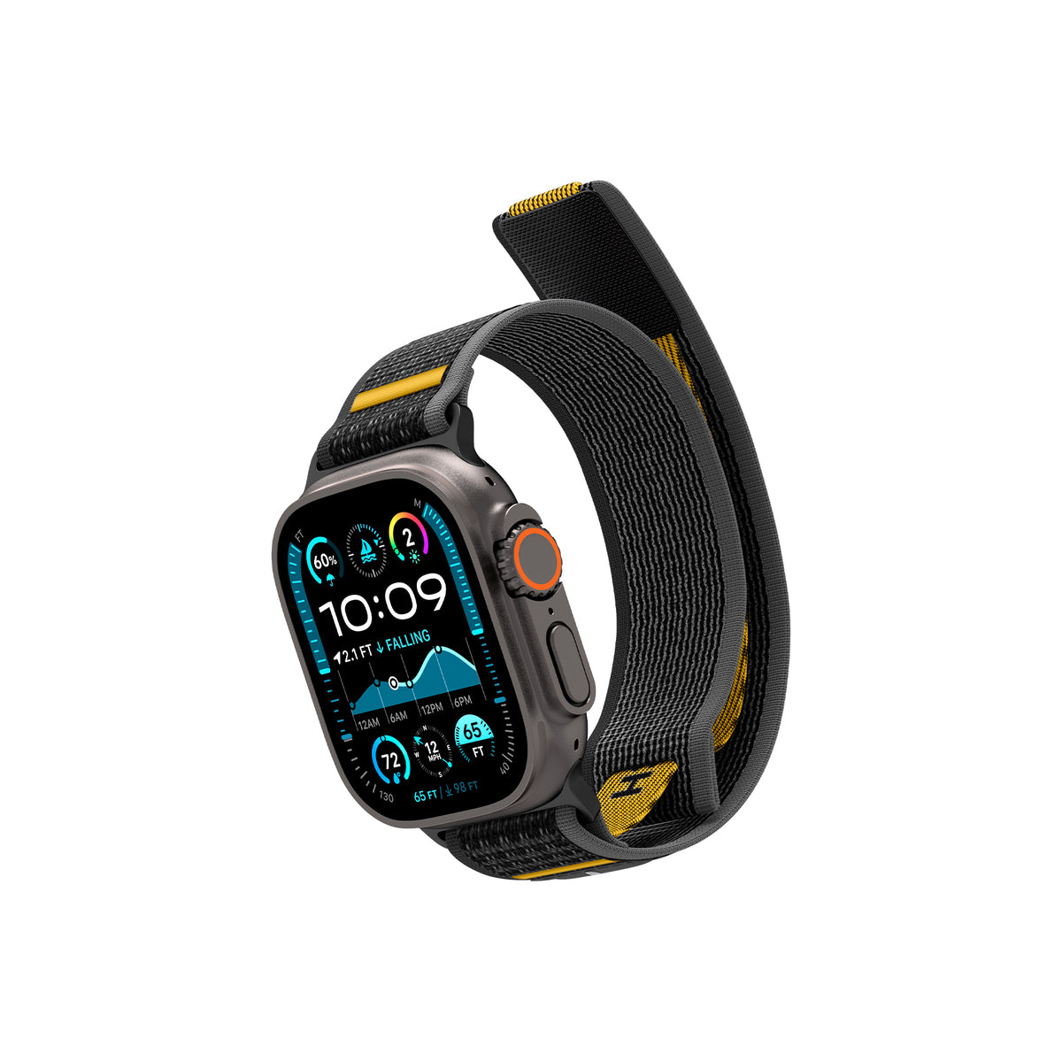 Řemínek pro Apple Watch 44mm/45mm/46mm/49mm Spigen Athlex Air Active Band - černý - bonami.click