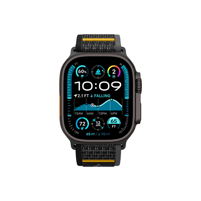 Řemínek pro Apple Watch 44mm/45mm/46mm/49mm Spigen Athlex Air Active Band - černý - bonami.click