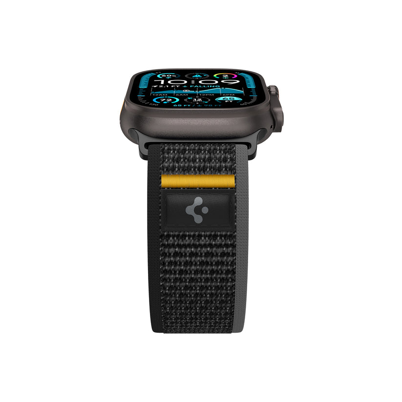 Řemínek pro Apple Watch 44mm/45mm/46mm/49mm Spigen Athlex Air Active Band - černý - bonami.click