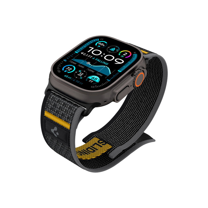 Řemínek pro Apple Watch 44mm/45mm/46mm/49mm Spigen Athlex Air Active Band - černý - bonami.click
