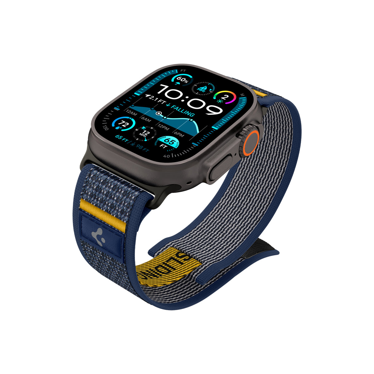 Řemínek pro Apple Watch 44mm/45mm/46mm/49mm Spigen Athlex Air Active Band - modrý - bonami.click