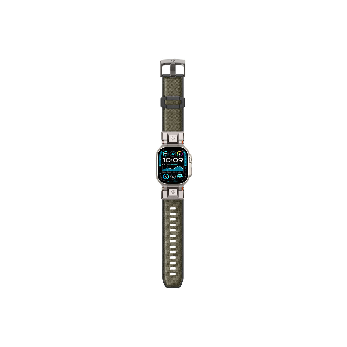 Řemínek pro Apple Watch 49mm/46mm/45mm/44mm Spigen DuraPro Armor - zelený - bonami.click