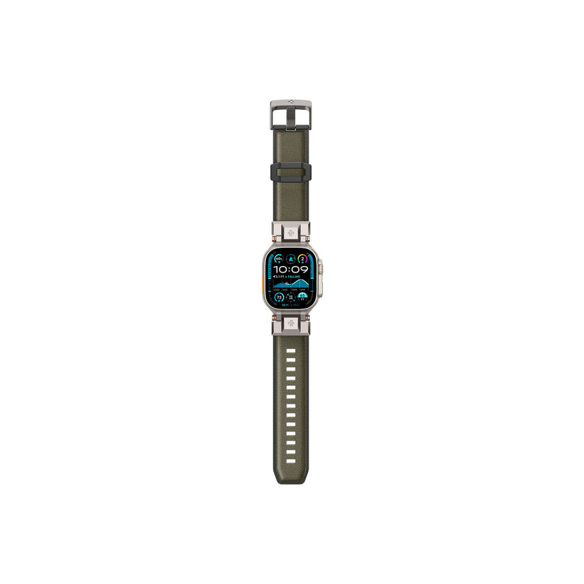 Řemínek pro Apple Watch 49mm/46mm/45mm/44mm Spigen DuraPro Armor - zelený - bonami.click