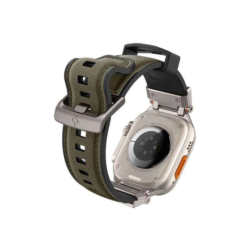 Řemínek pro Apple Watch 49mm/46mm/45mm/44mm Spigen DuraPro Armor - zelený - bonami.click