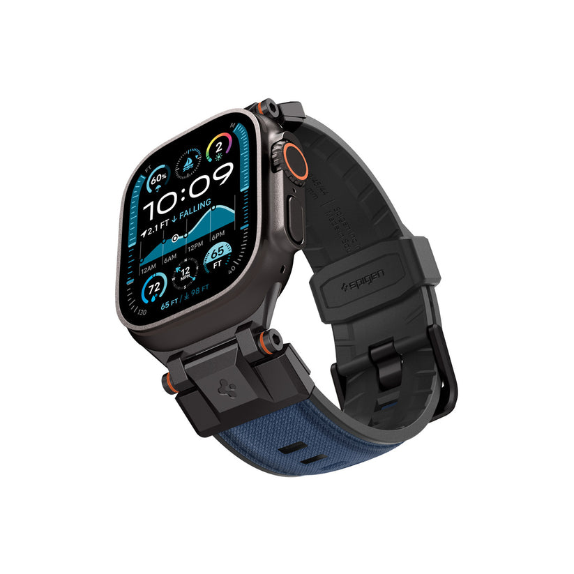 Řemínek pro Apple Watch 49mm/46mm/45mm/44mm Spigen DuraPro Armor - modrý - bonami.click